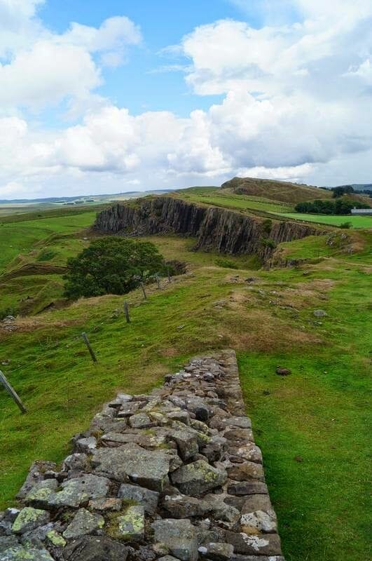 Walltown Crags muralla adriano
