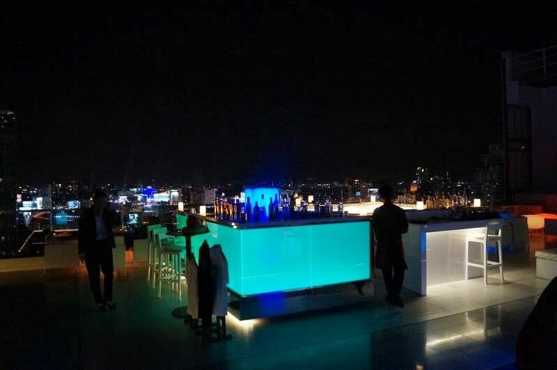 Terraza hotel Centara Bangkok