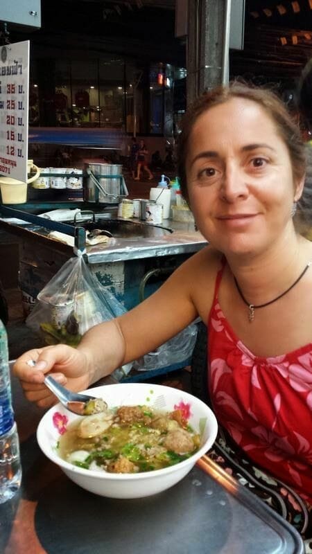 comida en Bangkok