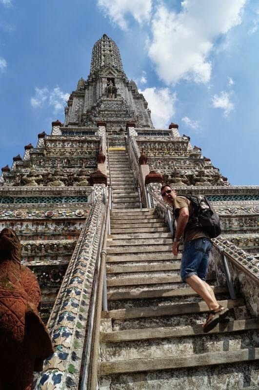 torre central del templo de Wat Arun (prang)
