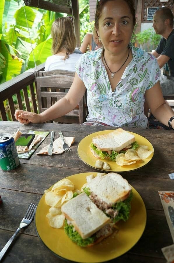 comida Maese Elephant park Chiang mai
