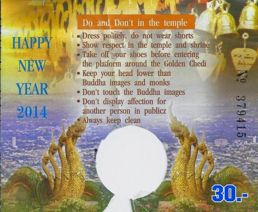 happy year 2014 tailandia