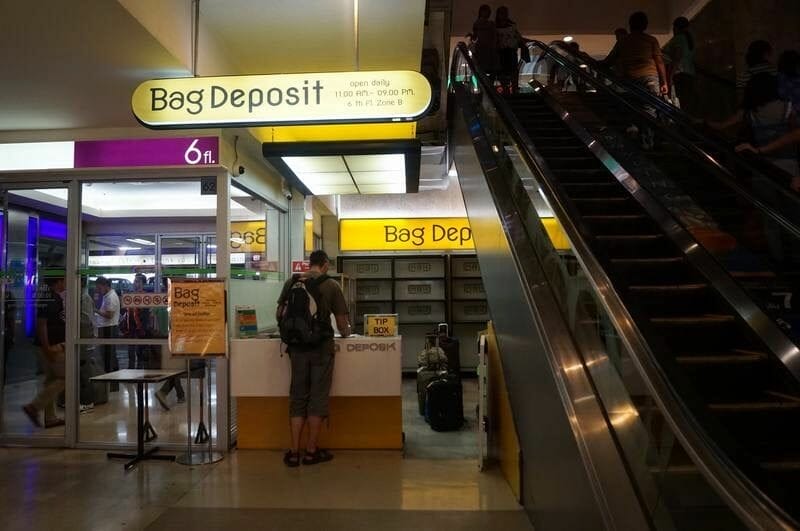 bag deposit mbk bangkok