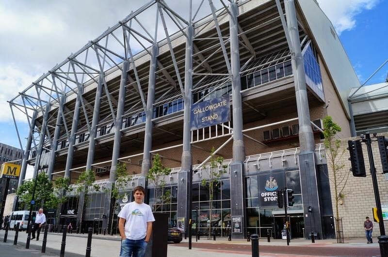 estadio de fútbol del Newcastle