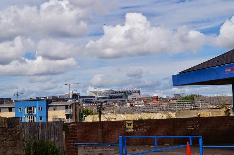 estadio Newcastle fc de lejos