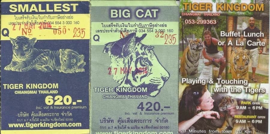 entrada del Tiger Kingdom