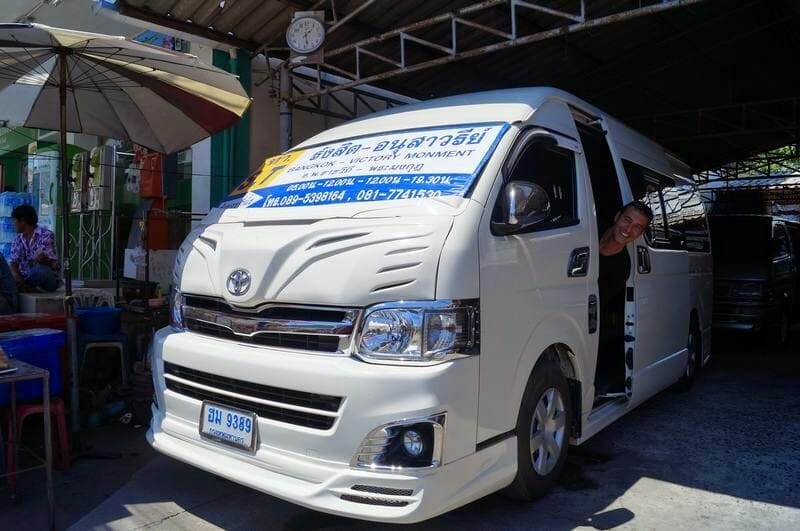 vans de ayutthaya a bangkok