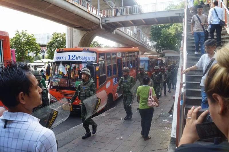 golpe militar tailandia 2014, victory monument