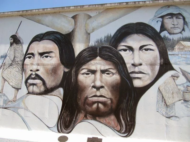 murales de Chemainus en isla Vancouver