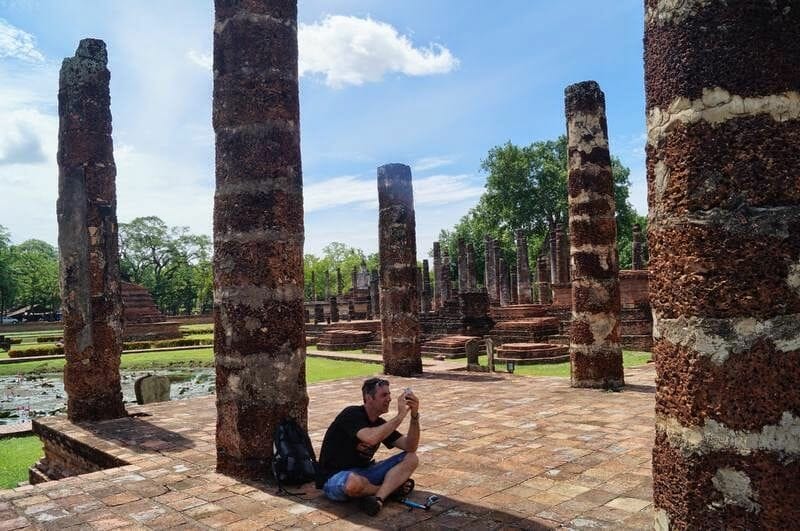 templo de Wat Mahathat, templos de Sukhothai, templos de Tailandia