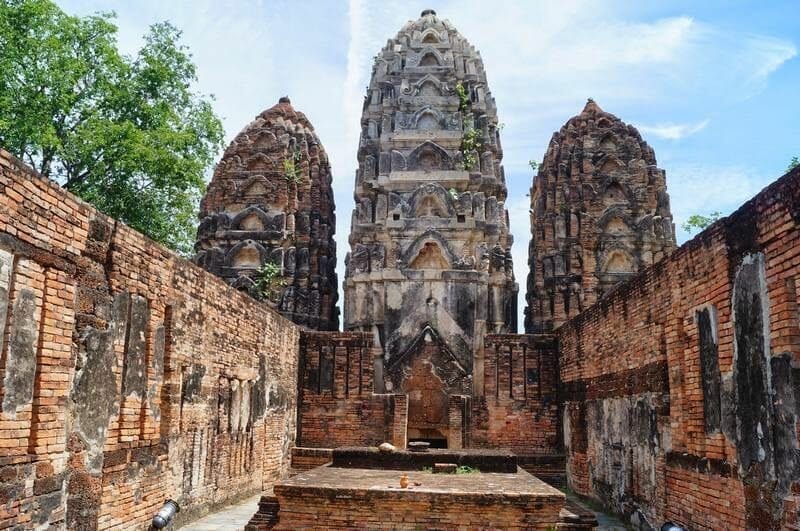 Wat Si Sawai, templos de Sukhothai, templos de Tailandia