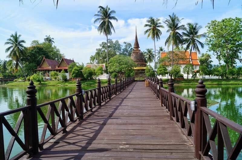 Wat Tra Phang Thong, templos de Sukhothai