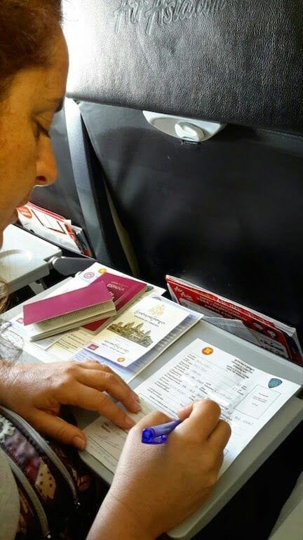 CONTROL PASAPORTES Y OBTENCIÓN DE VISADO de CAMBOYA