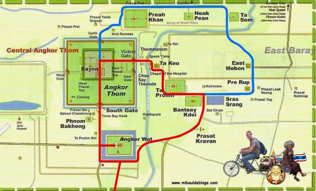 DOS CIRCUITOS DE LOS TEMPLOS DE ANGKOR