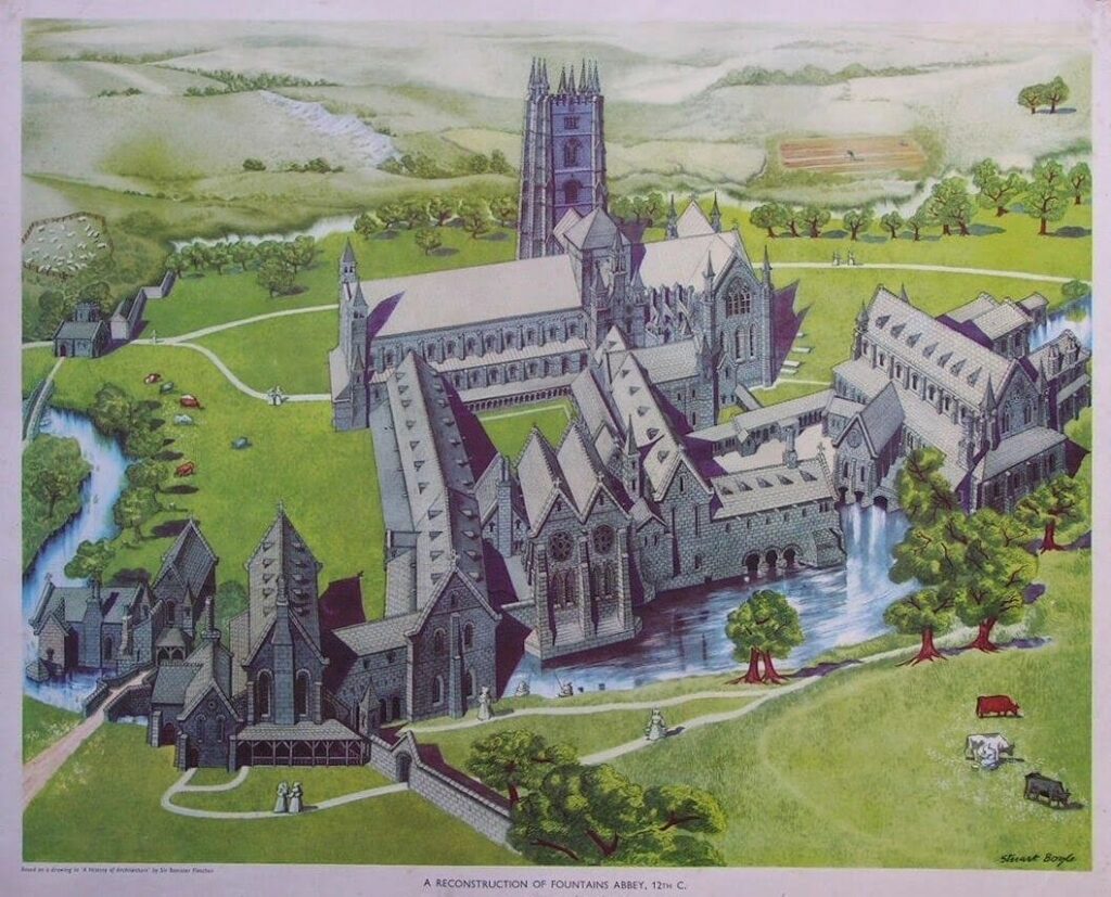 abadia fountains dibujo