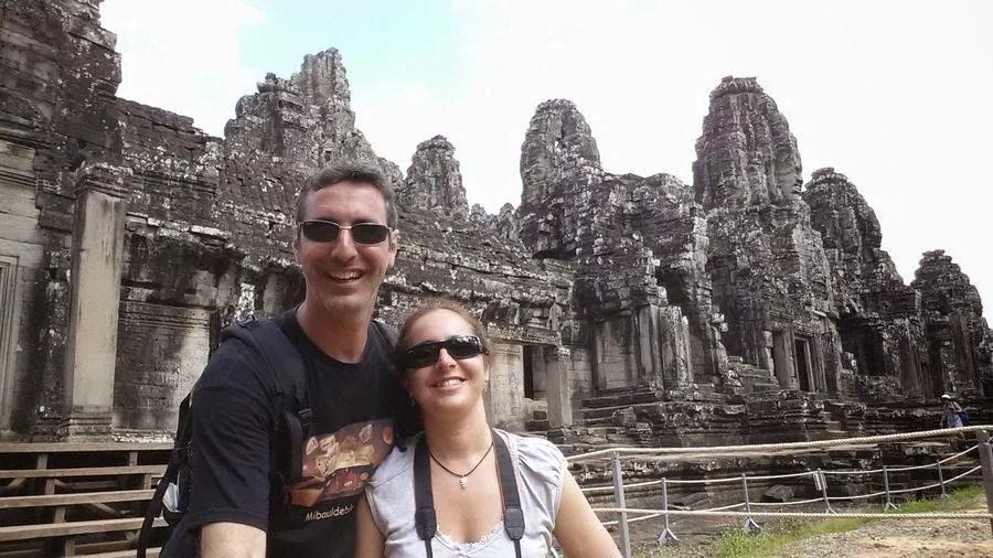Templo Bayon en el circuito corto de Angkor