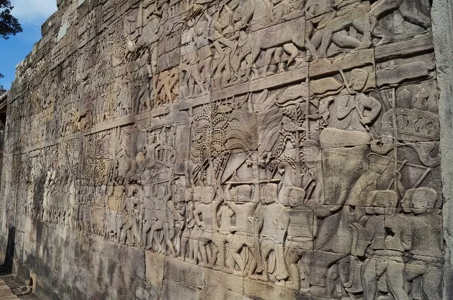 relieves Templo Bayon