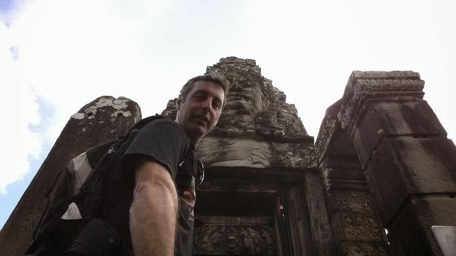 selfie Templo Bayon