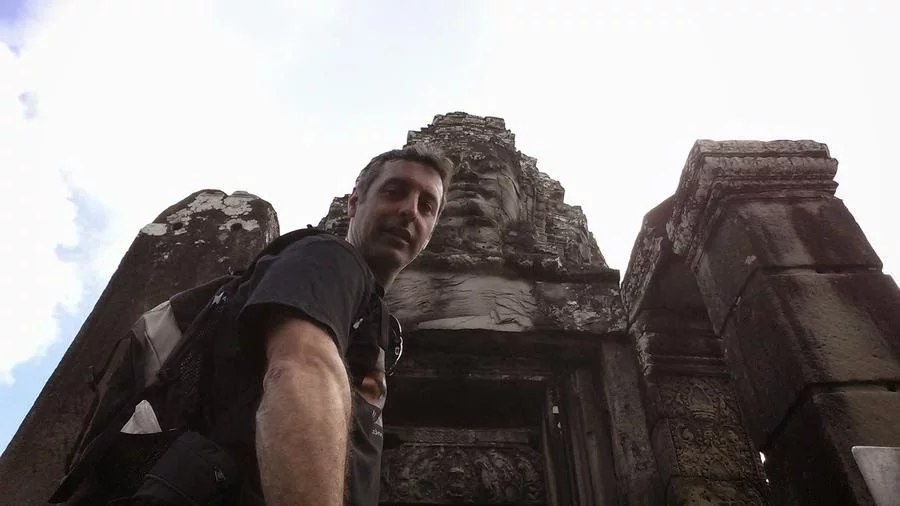 selfie Templo Bayon