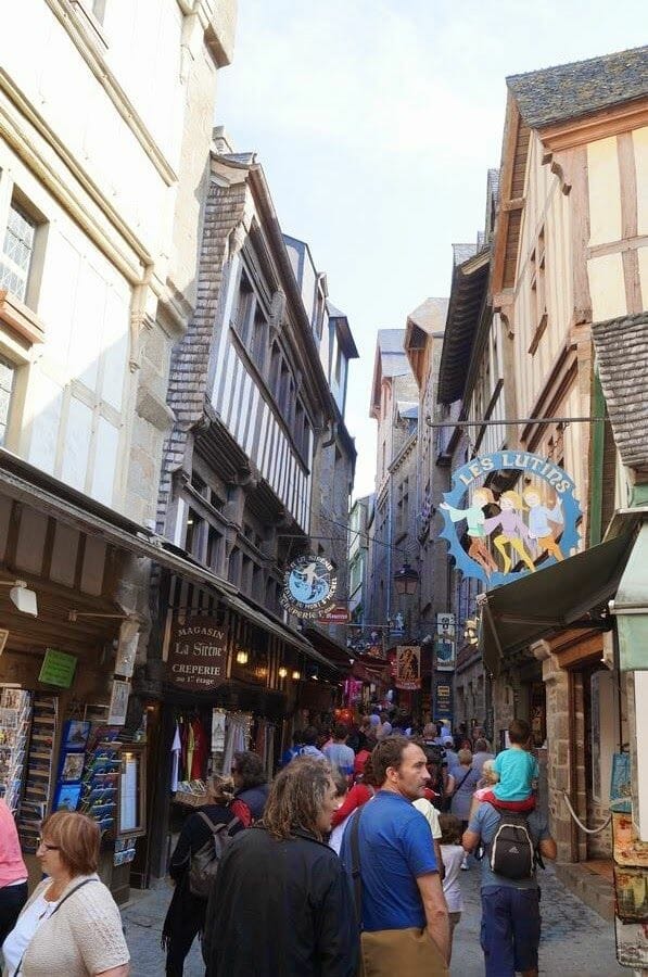 calles en Mont Saint Michel