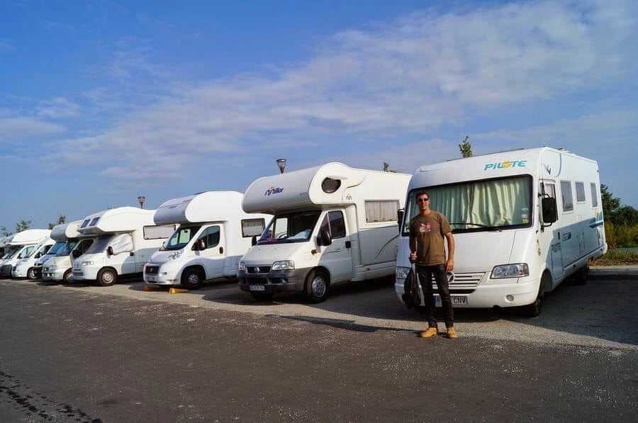 parking autocaravanas mont saint michel