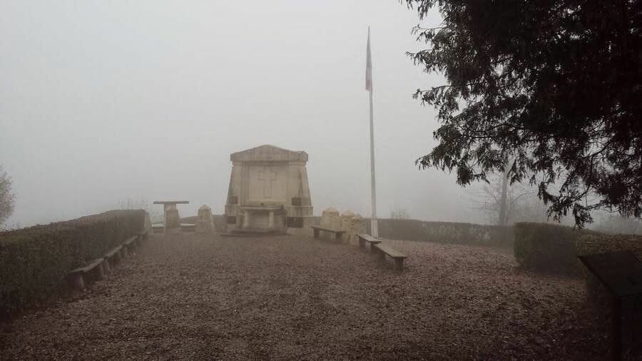 mirador des Eparges y zona de bombas
