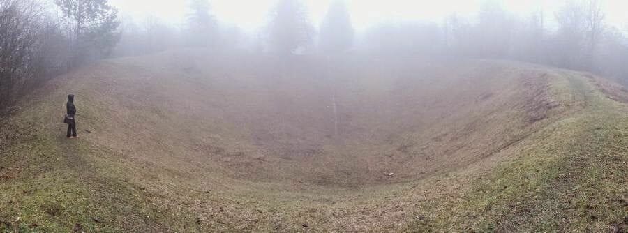 mirador des Eparges y zona de bombas