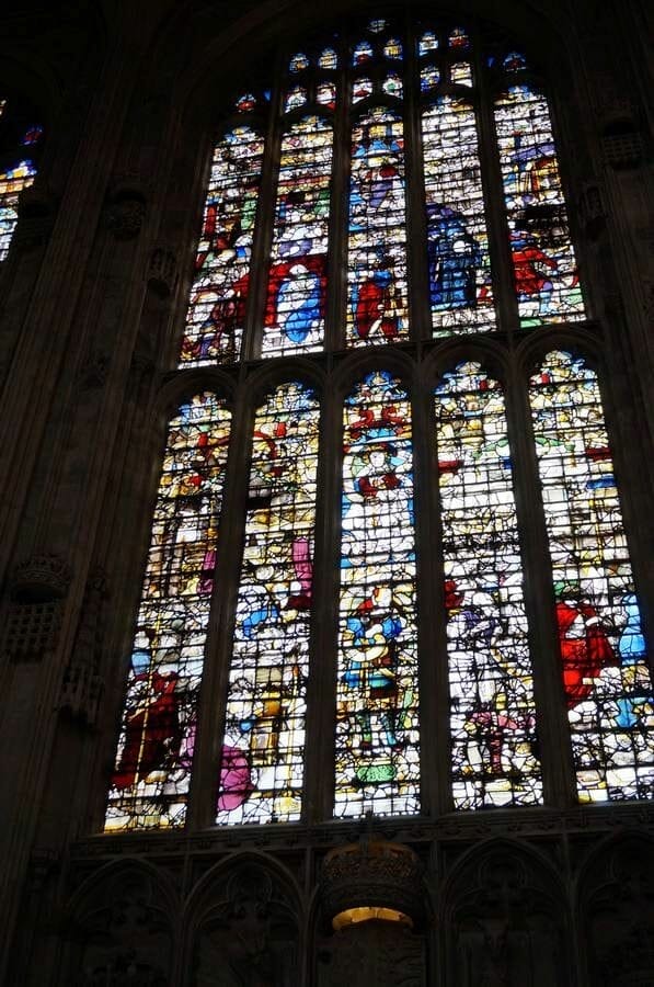 vidrieras King's College Chapel