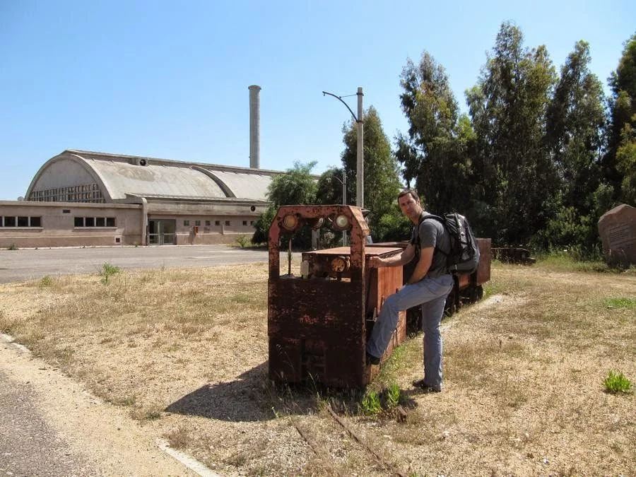 Mina serbariu, carbonia, mina italiana, mina carbon, visita turistica de minas