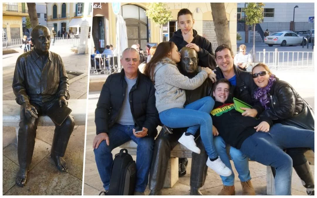 estatua picasso malaga 