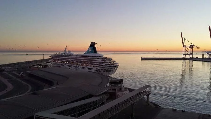 atardecer en Málaga