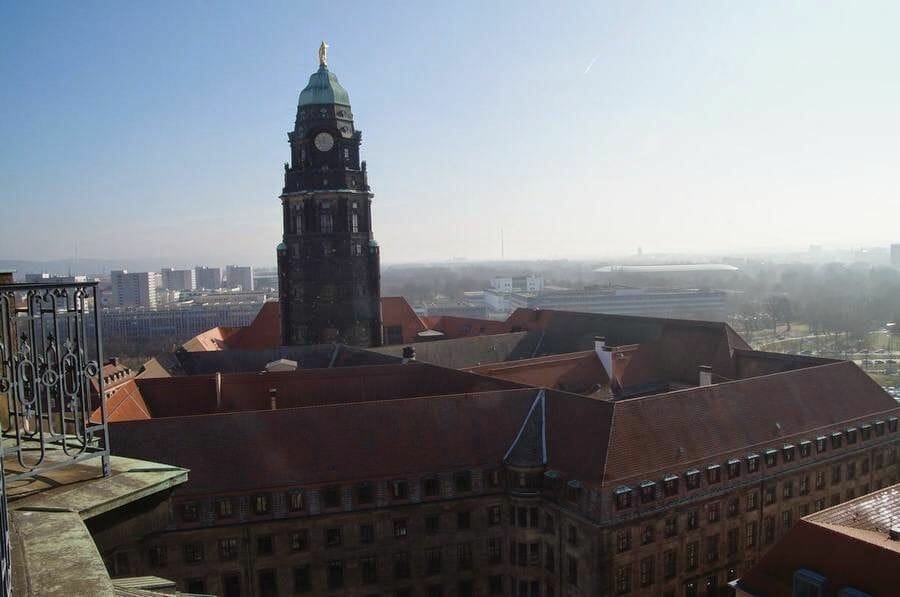 vistas cúpula Kreuzkichner de Dresden