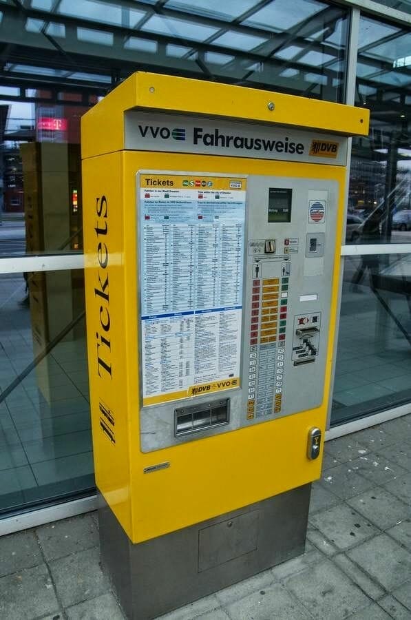 maquinas billetes transporte dresde