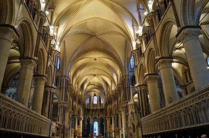 interior de la Catedral de Canterbury