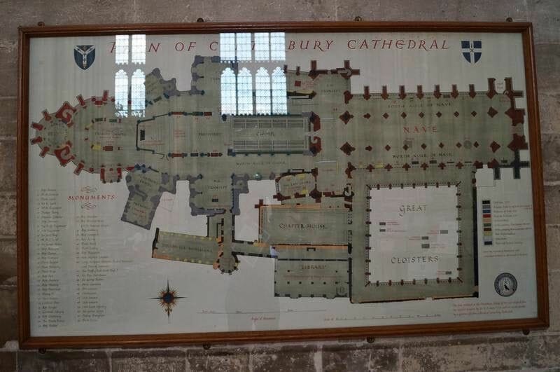 planta catedral canterbury