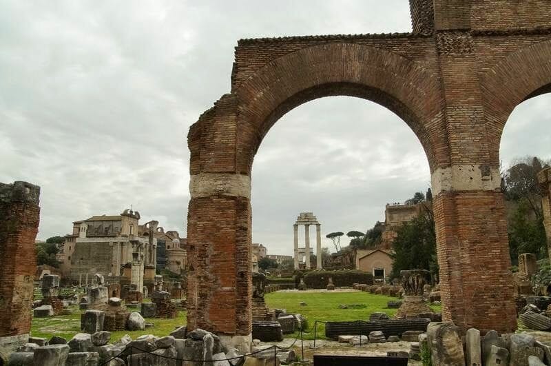 foro romano Templo de Castor y Pólux