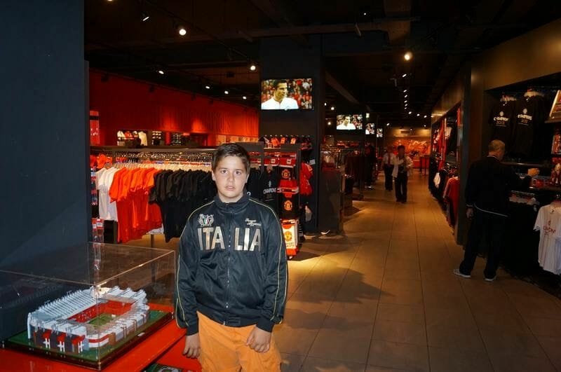 Tienda club de futbol británico