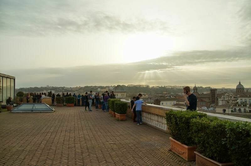 vistas de roma desde los museos Capitolinos