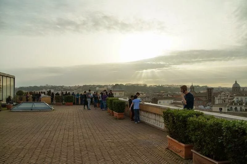 vistas de roma desde los museos Capitolinos