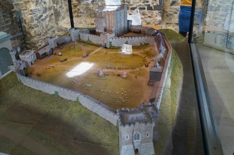 maqueta castillo de rochester