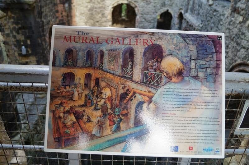mural gallery rochester castle
