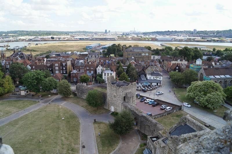vistas castillo de rochester