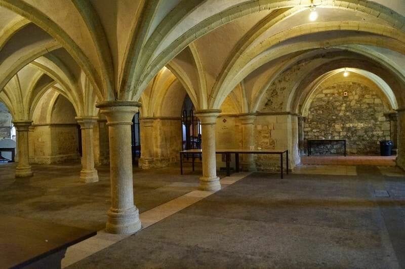 Cripta normanda de la catedral de Rochester