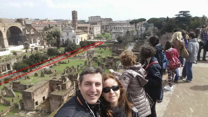 foro romano La vía Sacra