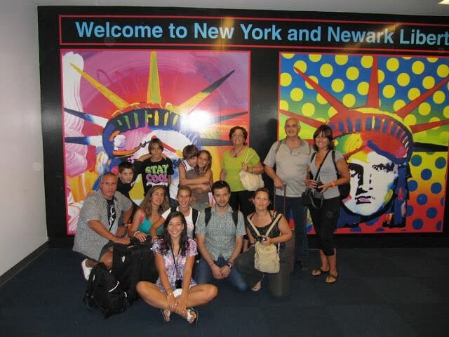 pasajeros aeropuerto Newark