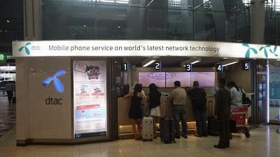 Tarjeta SIM prepago internet en Tailandia