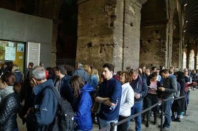 COLISEO ROMANO colas entradas