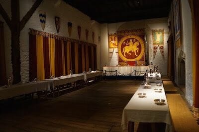 salon banquete Torre homenaje castillo de Dover
