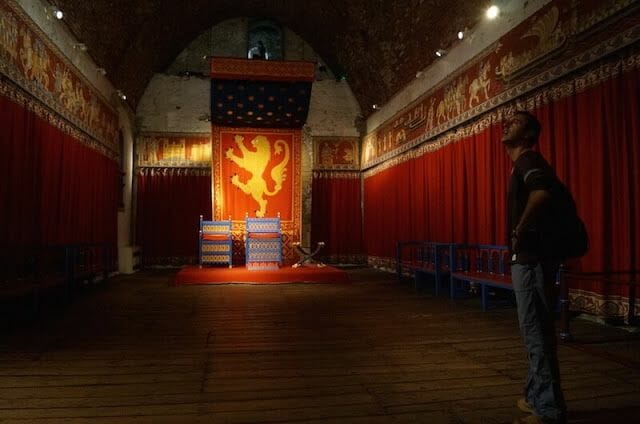 salon trono Torre homenaje castillo de Dover