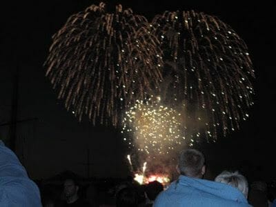 Fuegos artificiales el 4 de julio en Seattle